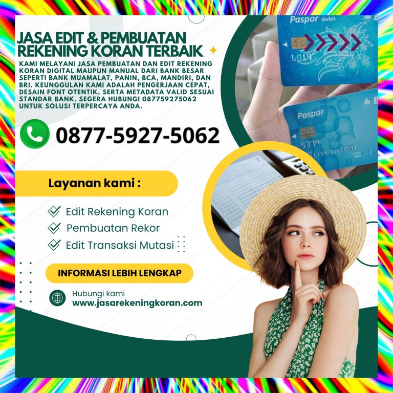 Edit Rekening Koran untuk Pembiayaan Pendidikan dan Beasiswa