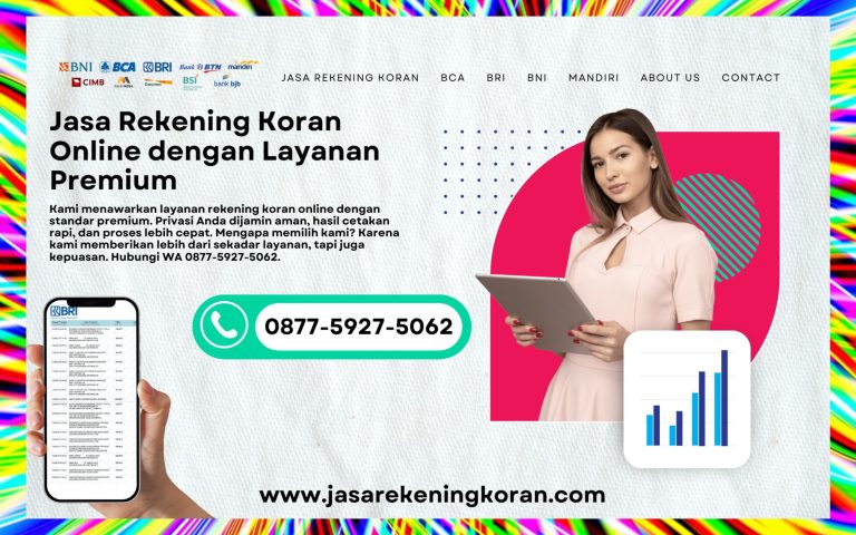 Edit Rekening Koran untuk Pengajuan Pembiayaan Kartu Kredit