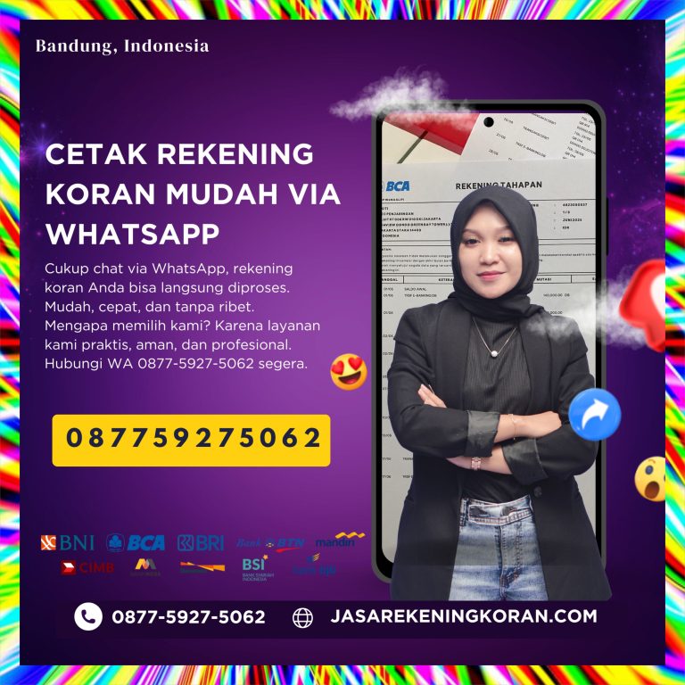 Layanan Edit Rekening Koran untuk Mendukung Pengajuan Kartu Kredit