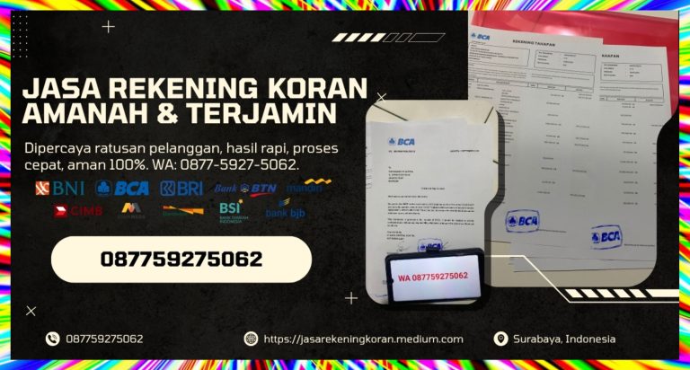 Solusi Edit Rekening Koran untuk Pengajuan Kredit Kendaraan Bermotor